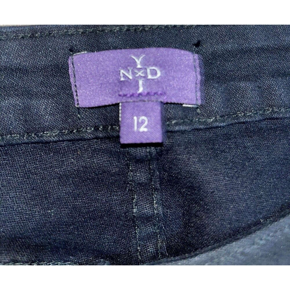NWT NYDJ Size 12 Antonia Coated Ladies Leggings M40B57CC3400 Color: Black - Picture 4 of 10
